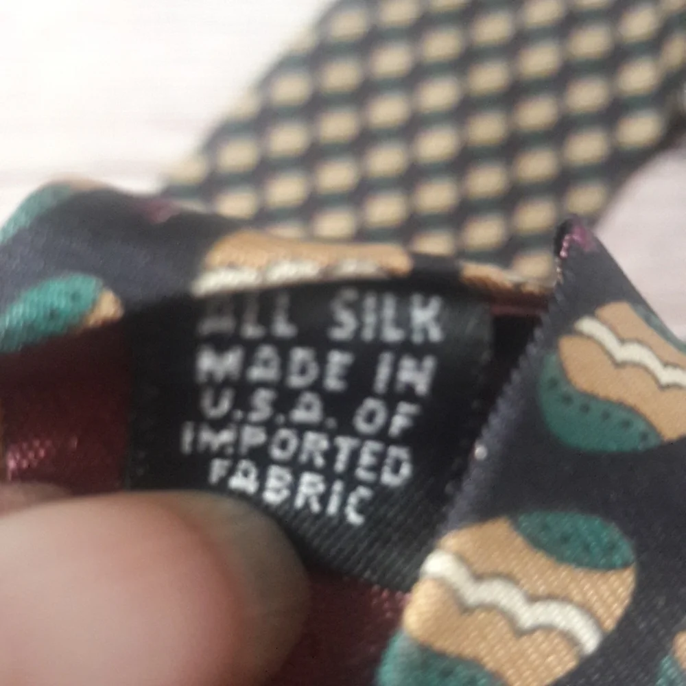 Christian Dior Monsieur Men's silk tie made in USA